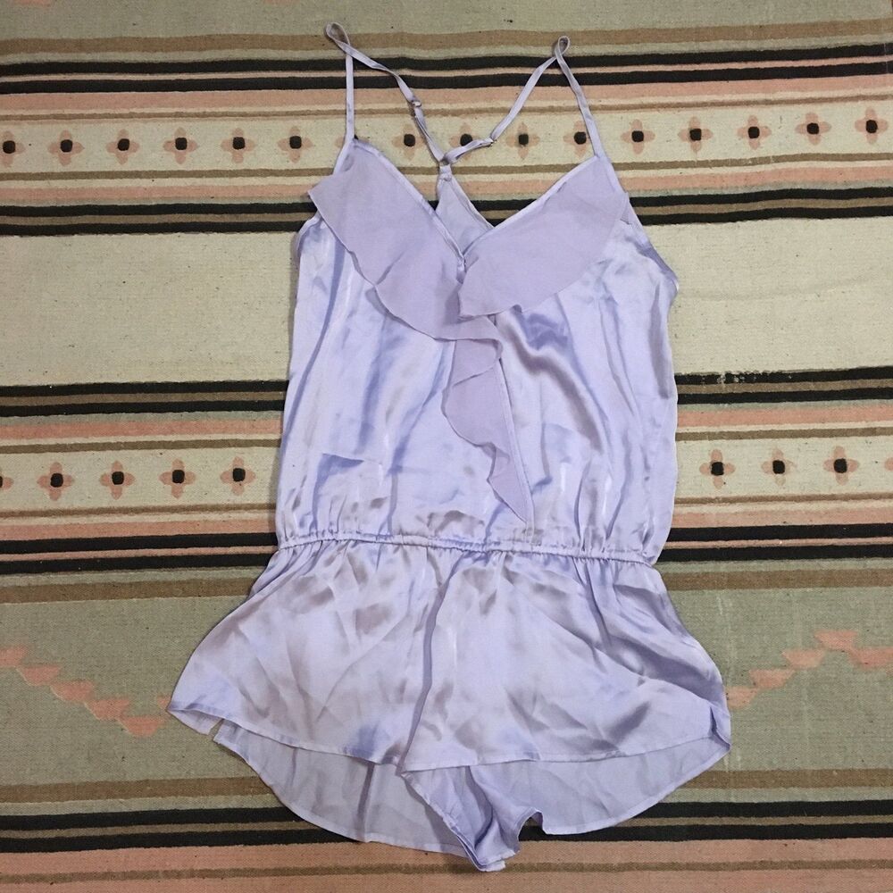 Teddy lavender purple satin lightweight new